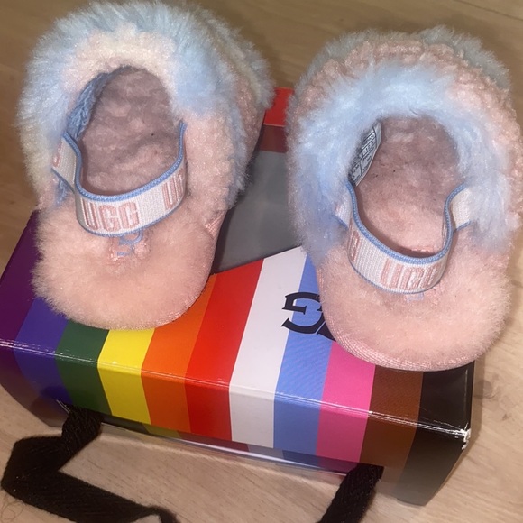 UGG Baby Fluff Yeah Slide Cali Collage - Picture 2 of 4